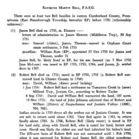 The Bells of Cumberland County Before the Revolution