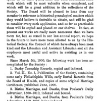 The Ninth Annual Report of the Genealogical Society of Pennsylvania