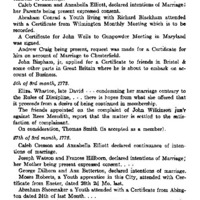 Early Minutes of Philadelphia Monthly Meeting of Friends