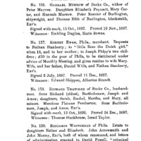 Abstract of Wills at Philadelphia