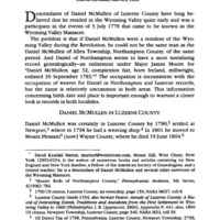 A Close Reading of a Wyoming Massacre List, 1778