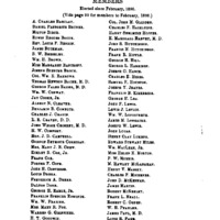Lists of Members