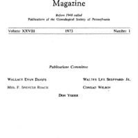 The Pennsylvania Genealogical Magazine