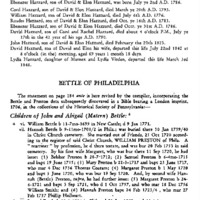 Bettle of Philadelphia