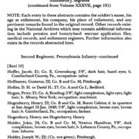 A Guide to Pennsylvania Soldiers in the Mexican War