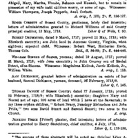 Abstracts of Wills and Administrations of Sussex County, One of the Three Lower Counties of Penn's Province of Pennsylvania