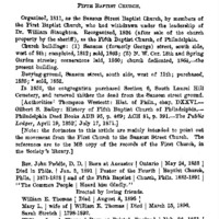 Fragments from Old Philadelphia Graveyards. Laurel Hill Cemetery